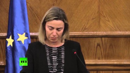 Vizita në Jordani - Mogherini e përlotur për sulmet në Bruksel- Ora News-