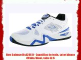 New Balance Mc1296 D - Zapatillas de tenis color blanco (White/Blue) talla 42.5