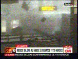 Video de atentado a aeropuerto y metro en Bruselas