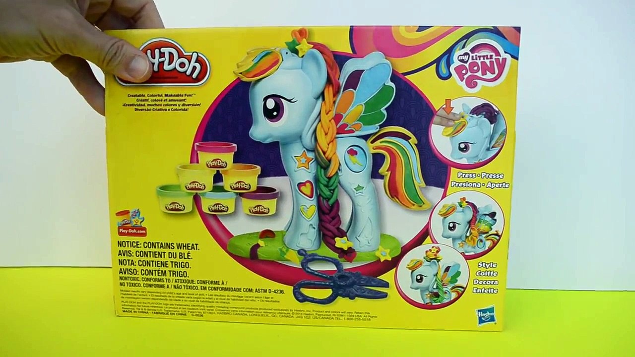 My Little Pony Massinha Play doh Modelar Esquestria Girls Disney TOP TOYS Portugues
