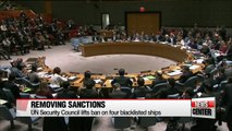 UN Security Council removes sanctions on four blacklisted ships