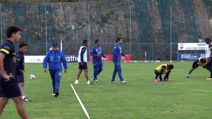 Segundo entrenamiento de Ecuador y llegada de Valencia e Ibarra