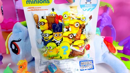 MLP Rainbow Dash Toy Surprise Purse Mini Plush, Minions & Shopkins Season 3 Blind Bags Vid