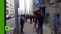 Scènes de chaos près de la station de métro de Bruxelles victime d’un attentat