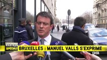 Belgique : Valls toujours en guerre