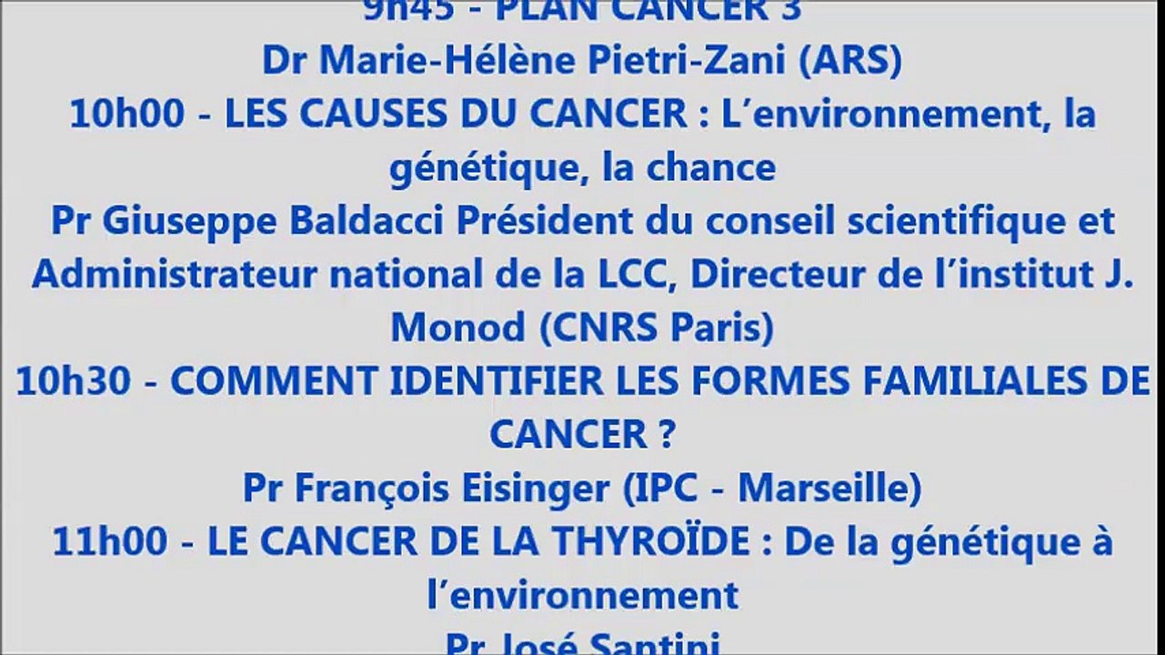 Tous contre le cancer à l'université de Corte
