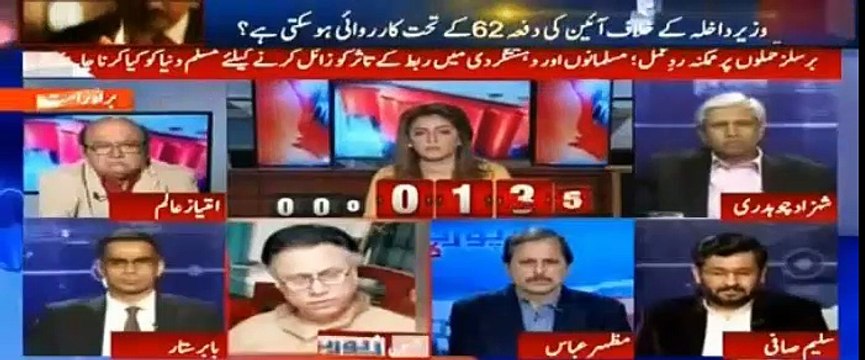 Hassan Nisar's analysis on Brussels incident and shortage of Water Resources of Pakistan