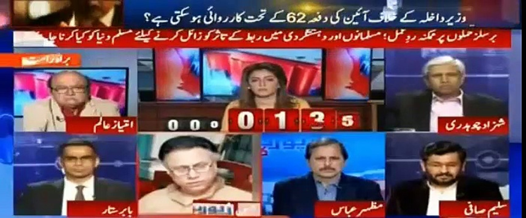 Hassan Nisar's analysis on Brussels incident and shortage of Water Resources of Pakistan