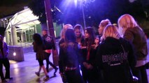 Ashley Benson And Hilary Duff With Contrasting Fashion Choices At Justin Biebers Concert