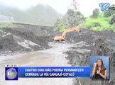 Cuatro días más podría permanecer cerrada la vía Cahuají-Cotaló