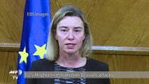 EU's Mogherini in tears over Brussels attacks