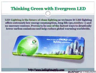 Wholesale Led Lighting - Evergreen LED