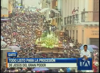 Todo listo para la procesión Jesús del Gran Poder