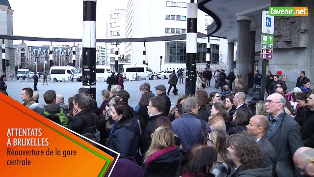 L'Avenir - Attentas de Bruxelles - Réouverture de la gare centrale