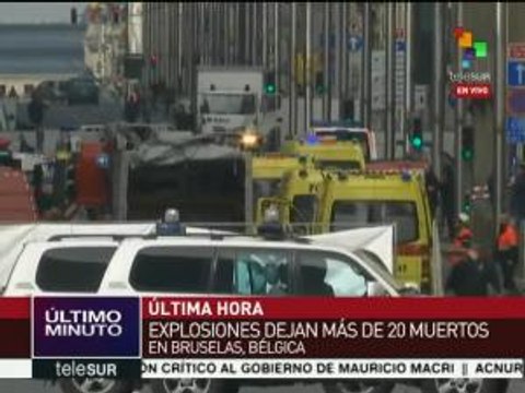Bélgica: confirman al menos 13 muertos en atentados de Bruselas