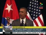 Barack Obama: Nuestra política es apoyar a los cubanos, no afectarlos