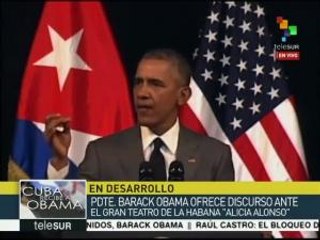Barack Obama: Nuestra política es apoyar a los cubanos, no afectarlos