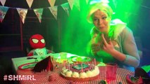 FROZEN ELSA BIRTHDAY PARTY Indoor Playground SPIDERMAN HULK - Superhero Movie in Real Life - SHMIRL