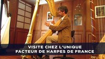 Visite chez l'unique facteur de harpes de France