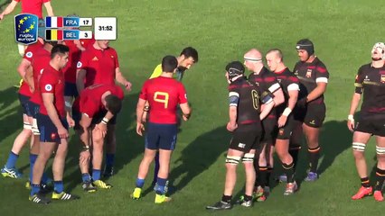 REPLAY M5 rugby europe U18 championship FRANCE v BELGIUM