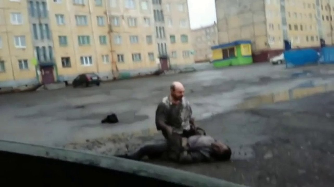Fight in the mud