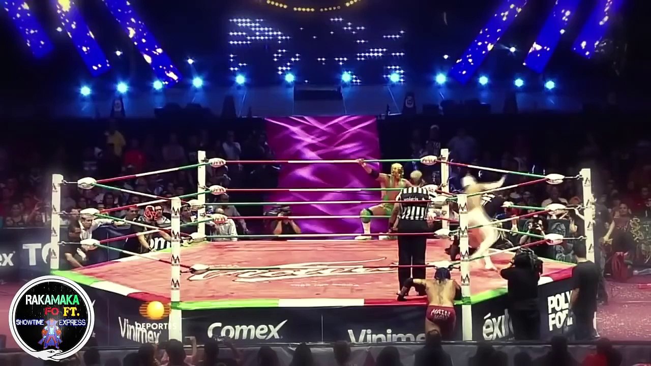 Rey Mysterio and Sin Cara (Mistico) Vs Kalisto and Sin Cara (Hunico) "All or Nothing" HD