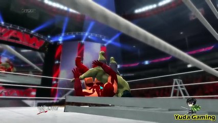 WWE 2K14 | Iron Man vs Hulk - Epic Battle - TLC MATCH