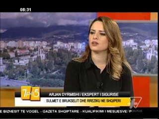 7pa5 - Sulmet e Brukselit dhe rreziku ne Shqiperi - 23 Mars 2016 - Show - Vizion Plus