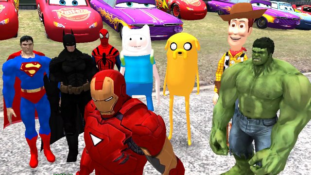 ★ Ironman ★ Lightning McQueen Disney Cars★ Spiderman, Batman, Superman, Hulk & Nursery Rhymes songs