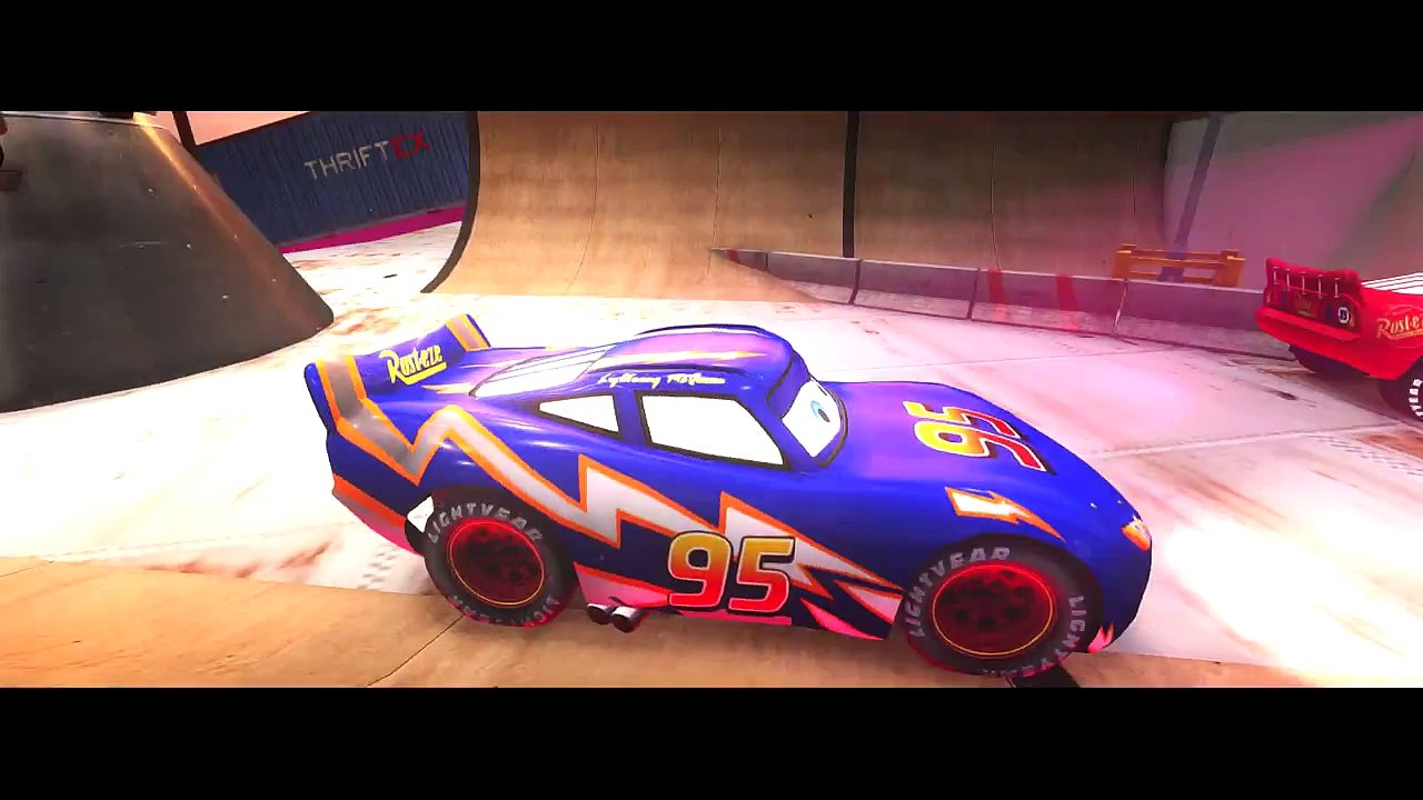 Superman & Batman and StarWars Stormtrooper Custom Lightning McQueen Cars meet up! Disney Pixar