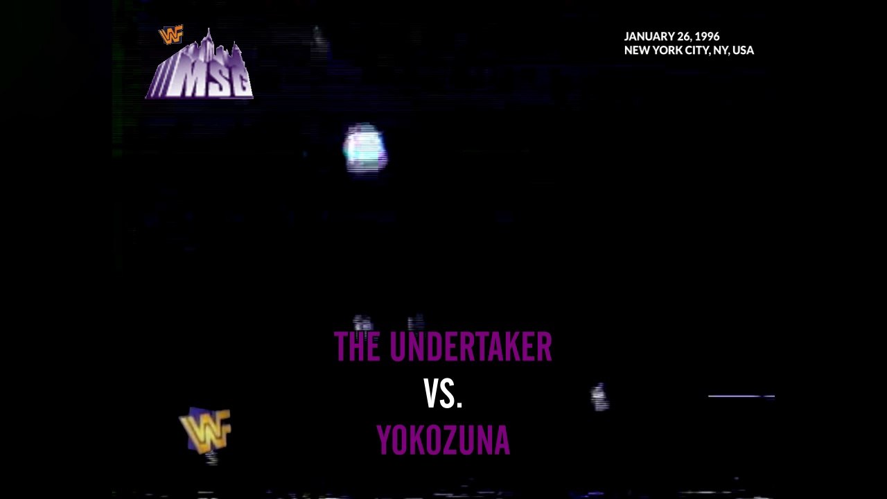 1996-01-26 WWF @ MSG - The Undertaker VS Yokozuna