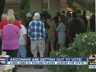 Long lines at Valley polling locations