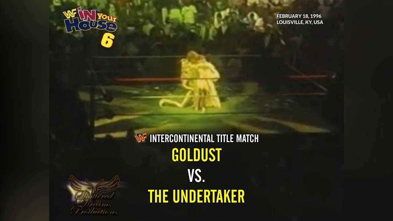 1996-02-18 WWF In Your House #6 Rage In The Cage - WWF Intercontinental Title - Goldust VS The Undertaker