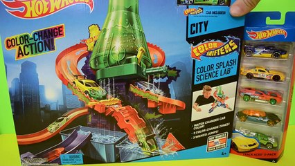 Carrinho Hot Wheels muda COR na agua Color Change Shifters Radical em Portugues
