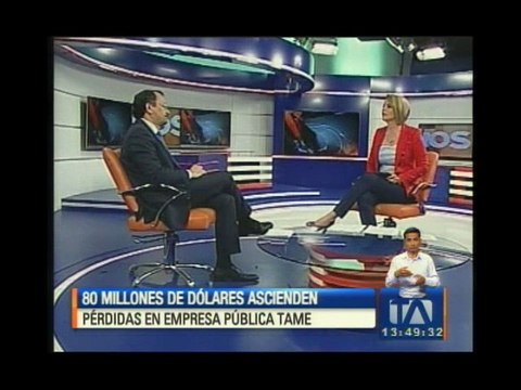 Tame reporta pérdidas superiores a 80 millones de dólares, según el Contralor