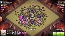 CLASH OF CLANS 3 STARS WAR ATTACK: SURGICAL PENTA LAVALOON TH 9