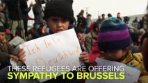 Refugees Offer Sympathy To Victims Of Brussels Terror Attacks