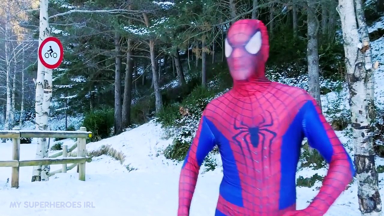 Spiderman vs Hulk vs Iron Man vs Zombie Spiderman! Fun Superhero Battle Movie in REAL LIFE