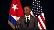 Barack Obama addresses the Cuban people
