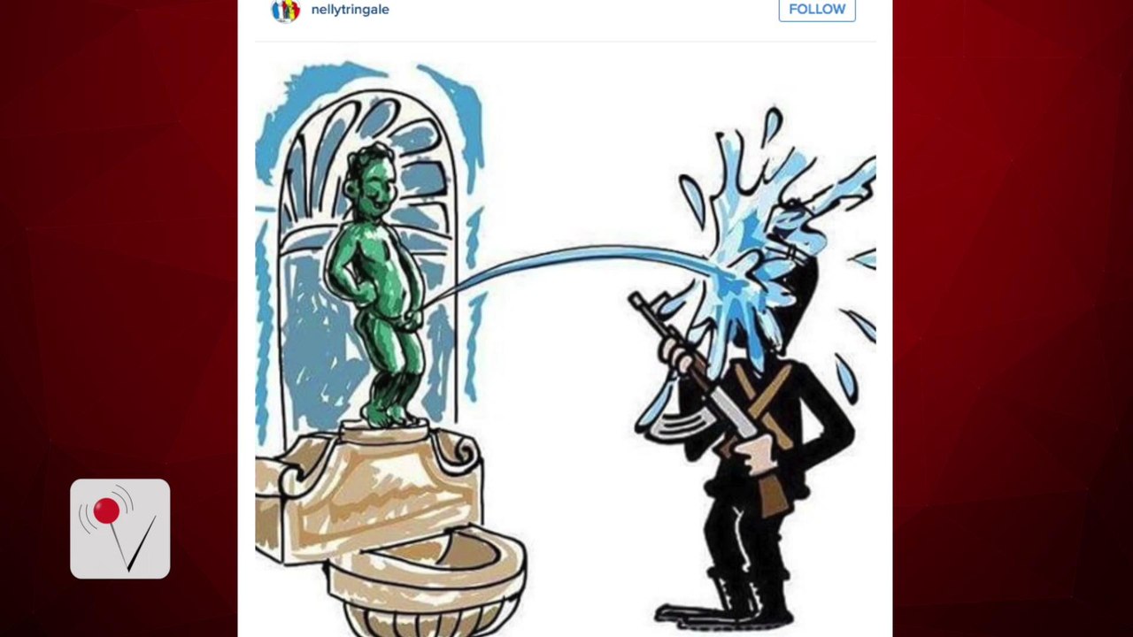 Famous Brussels Statue, Manneken Pis, Defies Terrorists
