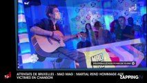 Attentats de Bruxelles - Mad Mag : Martial rend hommage aux victimes en chanson (vidéo)