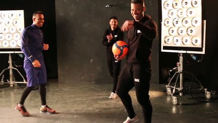 LEWIS HAMILTON SHOWS HIS FOOTBALL SKILLS!!