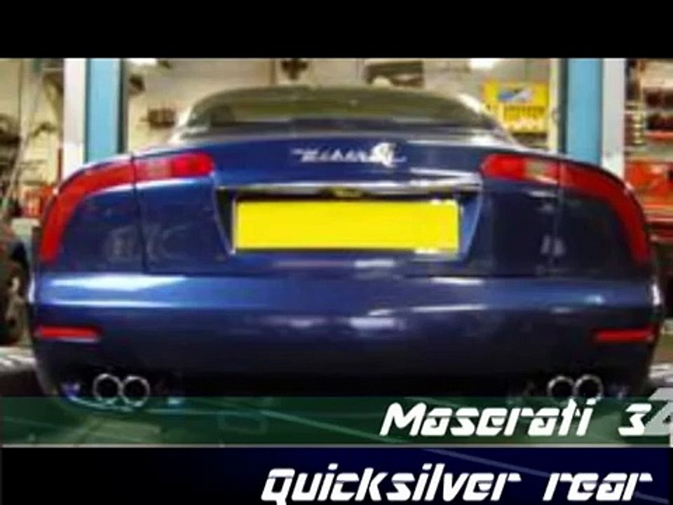 Maserati 3200  Quicksilver exhaust echappement inox