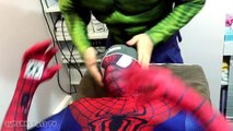 The Amazing Spiderman Relax Time w/ Hulk in REAL LIFE - Superhero Fun Movie