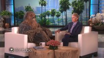 Chewbacca and Surprise Guest from a Galaxy Far, Far Away