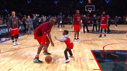 Kobe Bryant Balls with CP3 and Flash Jr.