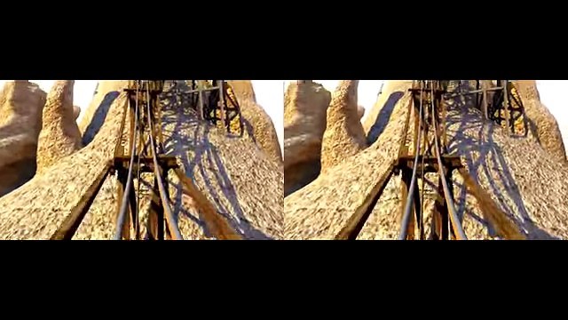 3D Canyon Coaster 3d SBS 3D 5D 6D 7D 9D Cinema Cardboard