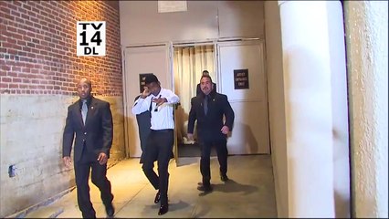 Jimmy Kimmel Catches Chris Rock After the Oscars