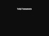 Download Yohji Yamamoto  Read Online