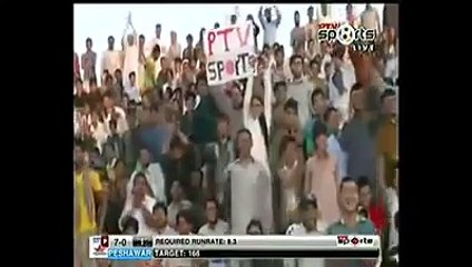 Muhammad Irfan picked up 4 wickets for 16 against Peshawar - Haier National T20 Cup 2015